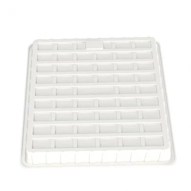 ABS HIPS Plastic Deep White 4x4 Hydroponic Grow Flood Tray For Plants