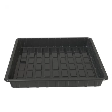 Cheap Deep 4x4 Black Plastic Hydroponic System Plants Factory Fodder Trays For Sale