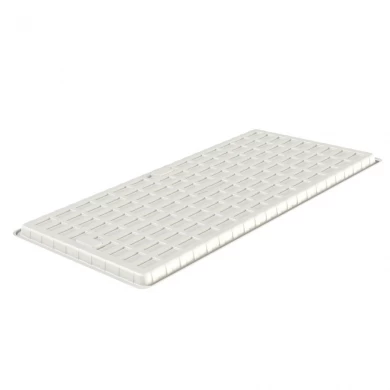 Billiges weißes flaches 4 x 8 Kunststoff-Grow-Zelt Microgreens Hydroponic Flood Tray zum Verkauf