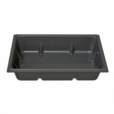 Dutable réservoir d'eau en plastique noir de culture profonde d'ABS de 70 gallons pour la culture hydroponique