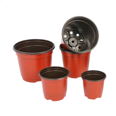 4 6 8 10 Inch Round Inexpensive Extra Large Plastic Outdoor Flower Planters With Drainage For Sale