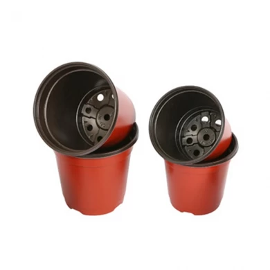 4 6 8 10 Inch Round Inexpensive Extra Large Plastic Outdoor Flower Planters With Drainage For Sale