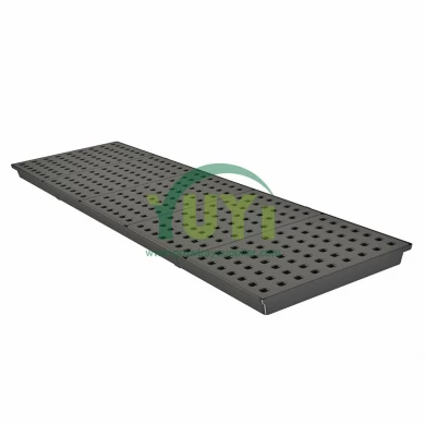 Custom 4x4 4x8 Urban Farm Indoor Vertical Long ABS Plastic Hydroponics Equipment Agricultural Grow Trays With Planting Cover