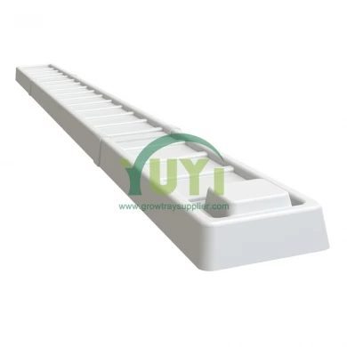 160mm Width Strawberry Growing NFT System Plastic Channel Guttering for Vertical Hydroponic Planting Cultivation