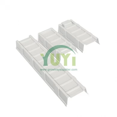 Vertical Hydroponic System for Strawberries and Vegetables | ABS Plastic Gutter for Greenhouse and Farm Use