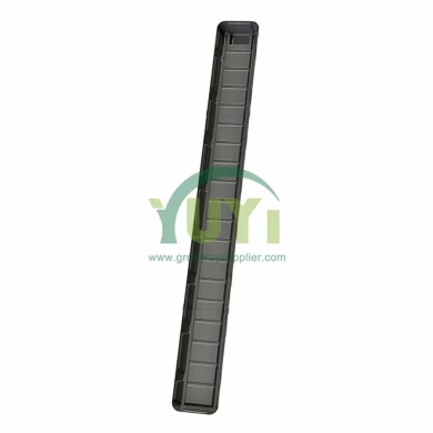 269mm Width Black ABS Plastic NFT Hydroponic Grow Gutter for Agriculture Farming Lettuce Strawberry Planting