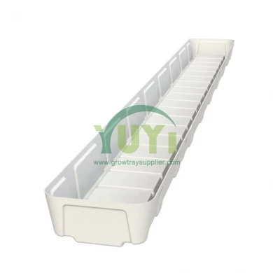 Vertical Gutter Systems Strawberry Vegetables Deep Hydroponic NFT Grow Gully for Greenhouse Hidroponik Aquaponic