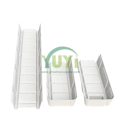 Vertical Gutter Systems Strawberry Vegetables Deep Hydroponic NFT Grow Gully for Greenhouse Hidroponik Aquaponic