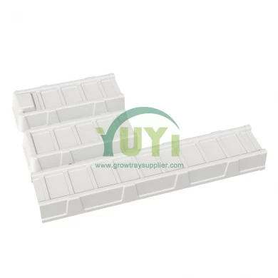 Vertical Gutter Systems Strawberry Vegetables Deep Hydroponic NFT Grow Gully for Greenhouse Hidroponik Aquaponic