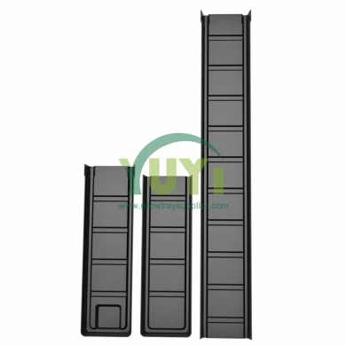 Custom Food Grade Black ABS Plastic NFT Growing System Hydroponic Channel for Greenhouse Lettuce Planting