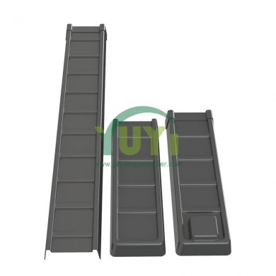 Custom Food Grade Black ABS Plastic NFT Growing System Hydroponic Channel for Greenhouse Lettuce Planting