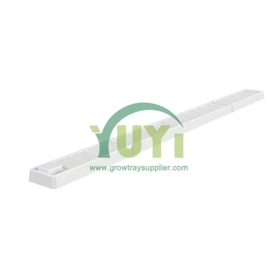 Small Trapezoid ABS Plastic Hydroponic NFT Channel Without Holes for Microgreens Vertical Racks Grow System