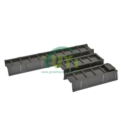 Vertical Hidroponik Aquaponic Gutter Channel System Hydroponic NFT Gully for Indoor Microgreens Growing