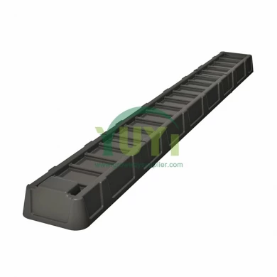 Vertical Hidroponik Aquaponic Gutter Channel System Hydroponic NFT Gully for Indoor Microgreens Growing