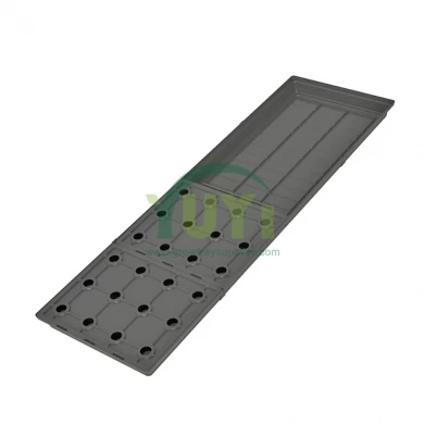 Custom Large Infinite 2x4 2x6 2x8 ABS Plastic Hydroponic Ebb and Flow Drain Table Tray with Lid for Grow Bed