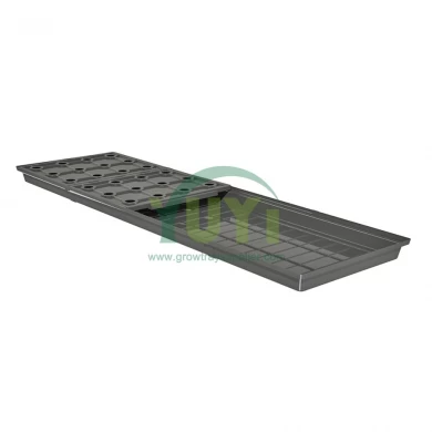 Custom Large Infinite 2x4 2x6 2x8 ABS Plastic Hydroponic Ebb and Flow Drain Table Tray with Lid for Grow Bed