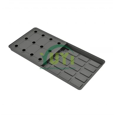 Mitindo mikubwa 2x4 miguu abs ya plastiki inakua tray na kifuniko kwa kilimo cha hydroponic cha wima cha viungo na mboga mboga