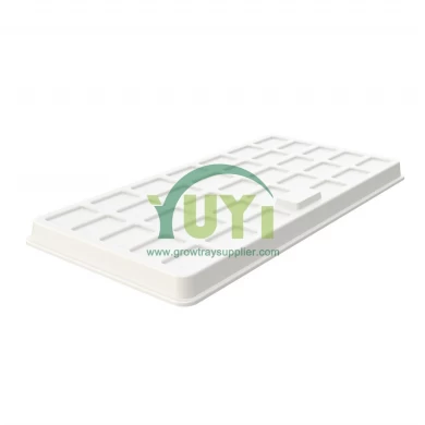 Forodha 24 Mashimo 2x4 White ABS Jedwali Kukua la plastiki na Trays za Mafuriko ya Mafuriko kwa mimea ya ndani