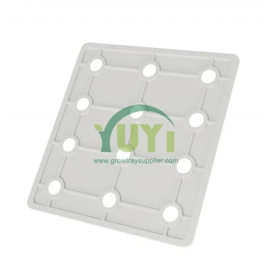 Forodha 24 Mashimo 2x4 White ABS Jedwali Kukua la plastiki na Trays za Mafuriko ya Mafuriko kwa mimea ya ndani