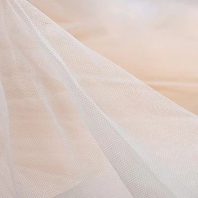 Tecido de malha de tule de náilon duro e macio Shenzhen CYG para vestido de noiva