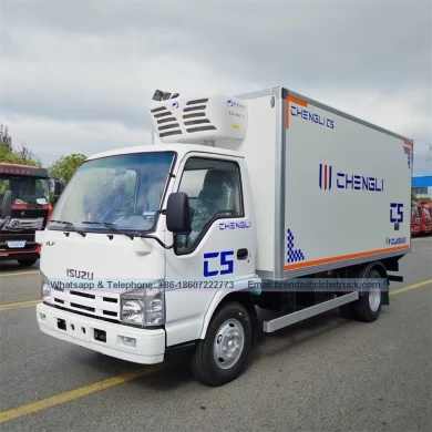 Proveedor japonés de camiones frigoríficos en China, camión frigorífico de 3 toneladas, camión frigorífico ISUZU