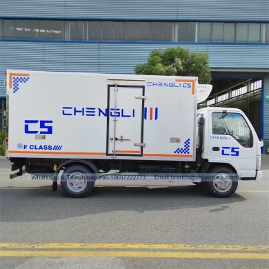 Proveedor japonés de camiones frigoríficos en China, camión frigorífico de 3 toneladas, camión frigorífico ISUZU