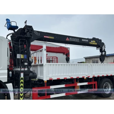 Isuzu Single Bridge 8 Ton Truck Crane para venda