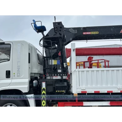 Isuzu Single Bridge 8 Ton Truck Crane para venda