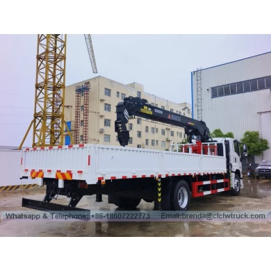 Isuzu Single Bridge 8 Ton Truck Crane para venda