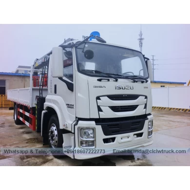 Isuzu Single Bridge 8 Ton Truck Crane para venda