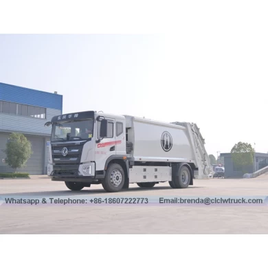 Dongfeng 11 toneladas de basura de compresión eléctrica pura