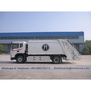 Dongfeng 11 toneladas de basura de compresión eléctrica pura