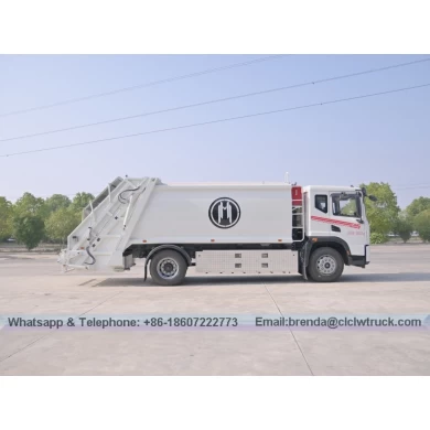 Dongfeng 11 toneladas de basura de compresión eléctrica pura