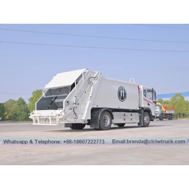 Dongfeng 11 toneladas de basura de compresión eléctrica pura
