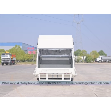 Dongfeng 11 toneladas de basura de compresión eléctrica pura