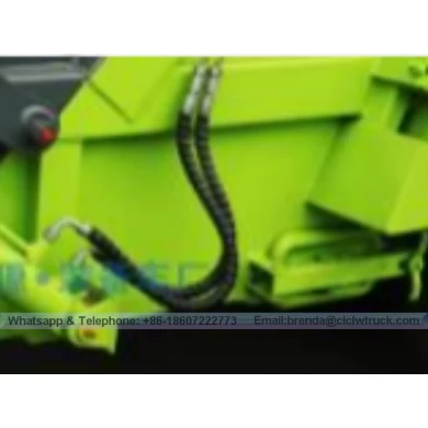 Dongfeng 11 toneladas de basura de compresión eléctrica pura