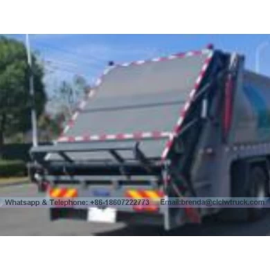 Dongfeng 11 toneladas de basura de compresión eléctrica pura