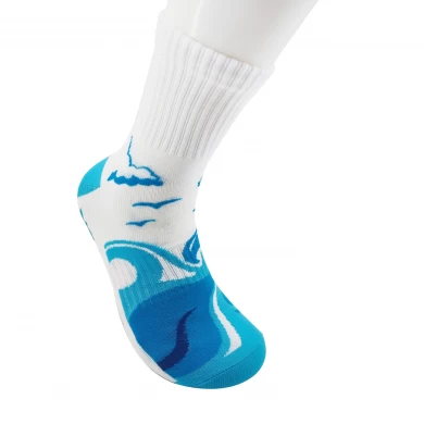 aqua park socks anti slip grip socks water trampoline socks sports grip socks water park