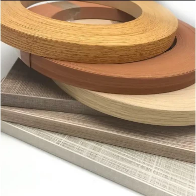 Shandong Table And Chair Flexible Woodgrain solids Plastic Pvc Edge Banding Para sa Plywood
