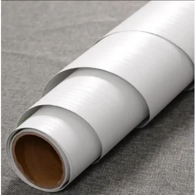 Shandong Heze Professional Manufacture Decorative Paper Pvc Roll Film ავეჯის ქაღალდის მელამინისთვის