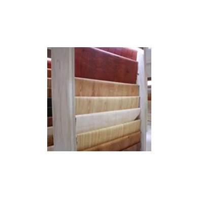 Heze pvc stretch ceiling fresh-keeping melamine paper pvc decorative films roll para sa door/furniture/spc wall panel