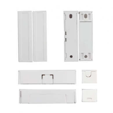 Wired White/Brown Color No/NC Optional Surface Mounted Wired Magnetic Door Contact Sensor For Alarm System