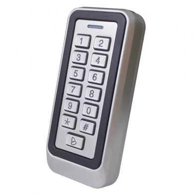 Teclado de control de acceso de puerta automático, carcasa metálica resistente al agua Rfid 125khz/13,56 Mhz, teclado de Control de acceso independiente con 1000 usuarios