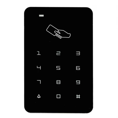 Controlador de acceso independiente con teclado táctil de una sola puerta con 1000 usuarios y RFID IC/ID opcional