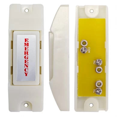 Bouton d'urgence lumineux avec PORT NO / NON / COM