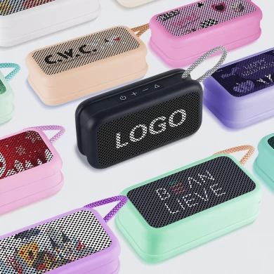 Firmen -Promotion Geschenkgeschenk benutzerdefinierte Logo Wireless Lautsprecher Tragbarer Außenwanderungsmini MINI Wireless Bluetooth Lautsprecher