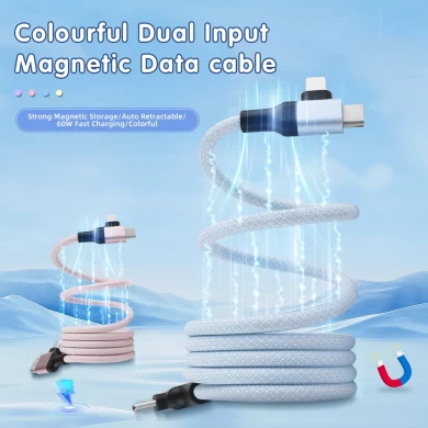2 in 1 Phone Lanyard Pd 60W Charging Cable Type-c to C Neck Strap Crossbody 60W Lanyard Charging Cable - COPY - q0rc5i