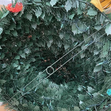 Senmasine 1,80 meter zilveren strikken Gouden kerstballen Vooraf versierde kunstmatige, voorverlichte pop-up kerstboom met verlichting