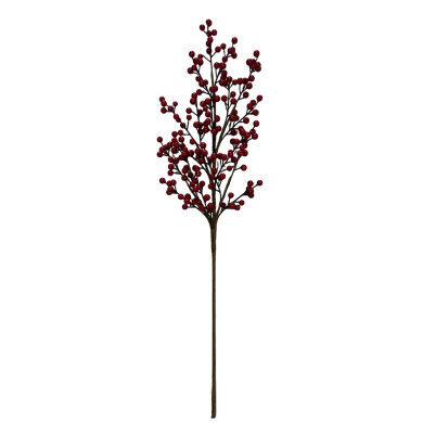 Senmasine 28'' rote Beerenpflücker für die Weihnachts- und Winterdekoration