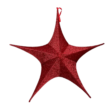 Étoile pliable de Noël à suspendre Senmasine - Plusieurs coloris disponibles